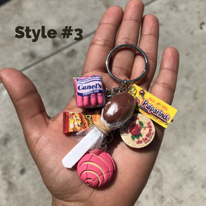 6 Charm Mexican Goodies Keychain